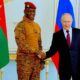 Burkina Faso Traore and Russian President