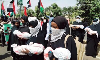 El Zakzakys Supporters Protest Military Invasion In Gaza