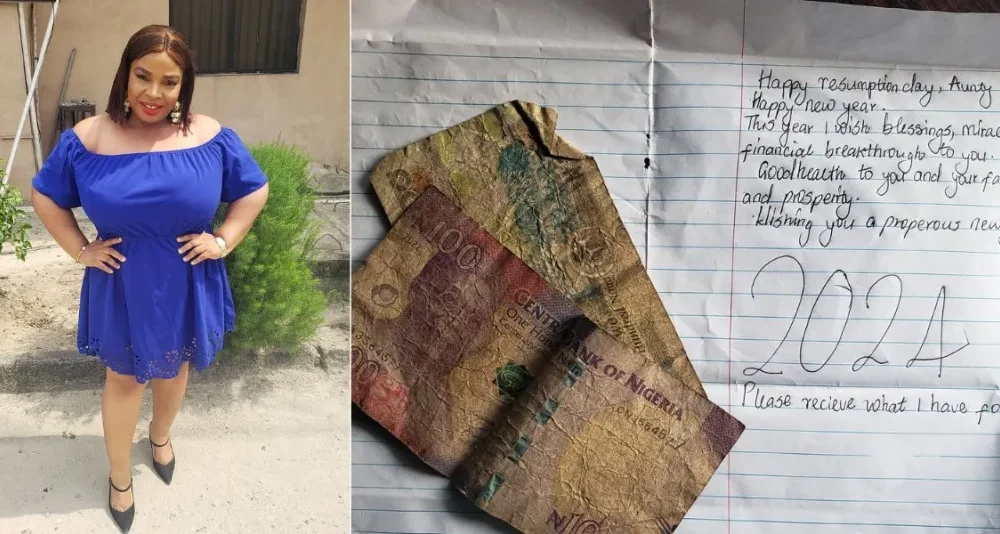 Teacher shares heartwarming note and money her pupil gave her upon resumption of school
