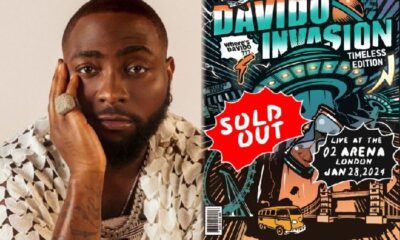 davido o2 show