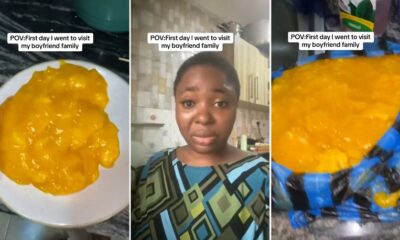 Lady's Attempt At Making Starch For Her Boyfriend's Family Ends In Embarrassment (Video)