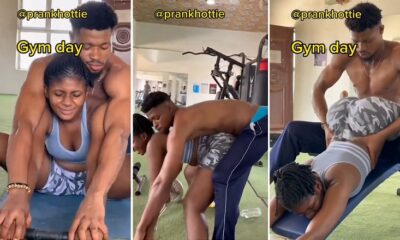 WATCH: Lady Sparks Social Media Buzz With Erotic Gym Workout Video With Male Instructor