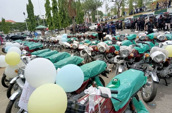 Wike Distributes Motorcycles