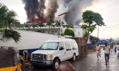 Christ Embassy Church Headquarters in Lagos On Fire