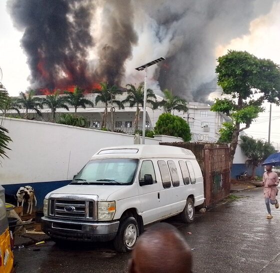 Christ Embassy Church Headquarters in Lagos On Fire