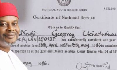 Geoffrey Nnaji Accused of Forging NYSC Certificate