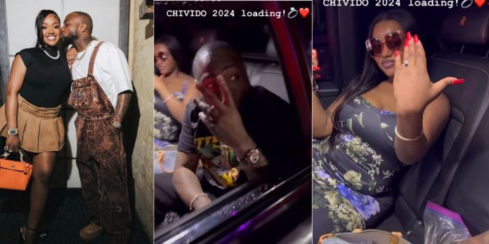 'My Wife's Ring Can Buy 2 Or 3 Rolls Royce' - Davido Brags As Chioma Flaunts $1 Million Diamond Ring (Video)
