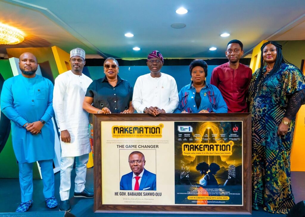 Governor Babajide Sanwo-Olu unveiled Makemation, Africa’s first AI feature film, set to premiere on April 18.