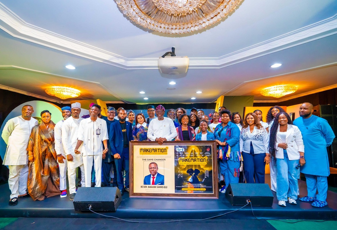 Governor Babajide Sanwo Olu unveiled Makemation Africas first AI feature film1 1