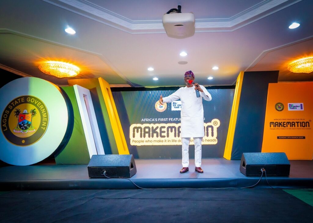 Governor Babajide Sanwo Olu unveiled Makemation Africas first AI feature film2