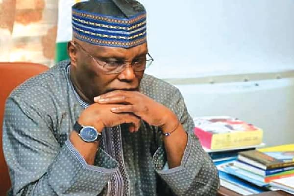 Atiku unhappy sad angry