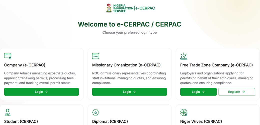 CERPAC Portal