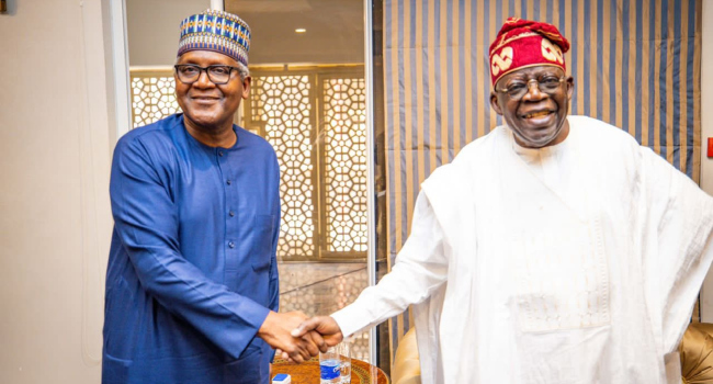 Dangote Tinubu