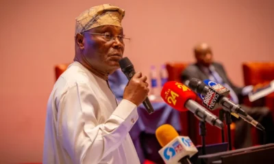 Presidential candidate of the Peoples Democratic Party PDP Atiku Abubakar meets the Nigerian Guild of Editors