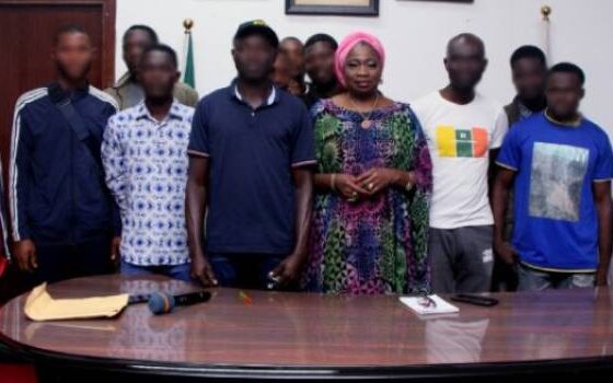 CAR Nigerian rescued victims 1