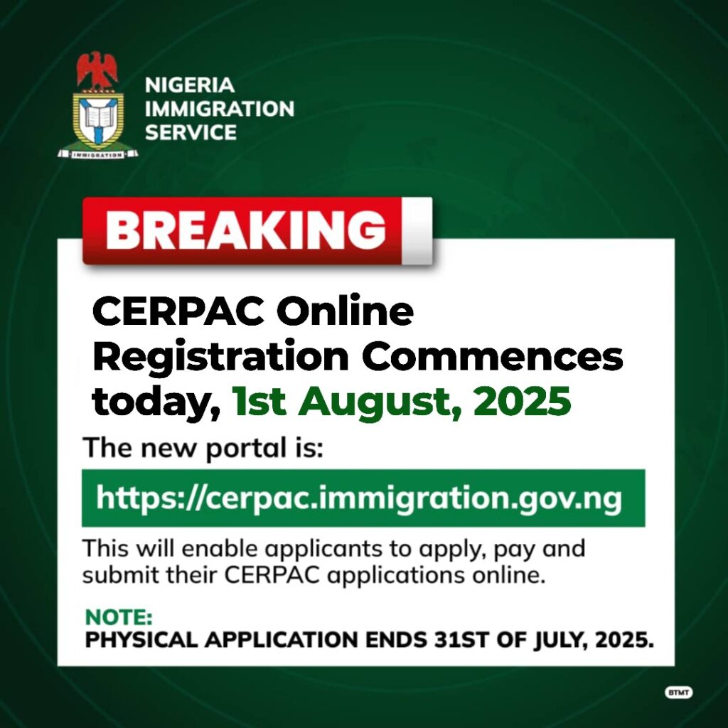CERPAC online registration