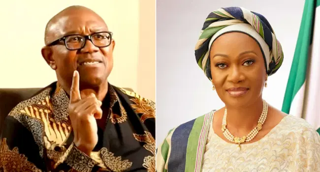 Peter Oni and Remi Tinubu