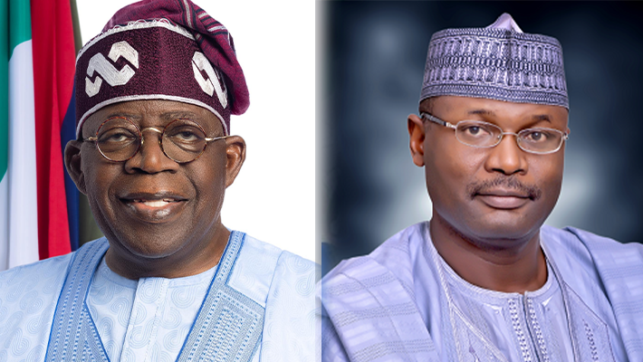 Tinubu and Mahmood Yakubu