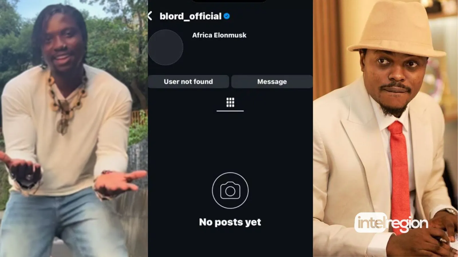 Verydarkman mocks Blord following suspension of his Instagram Page