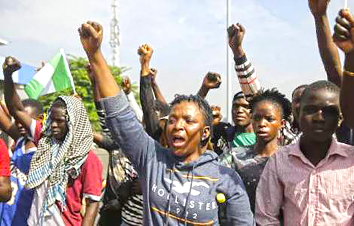 nigerians protest