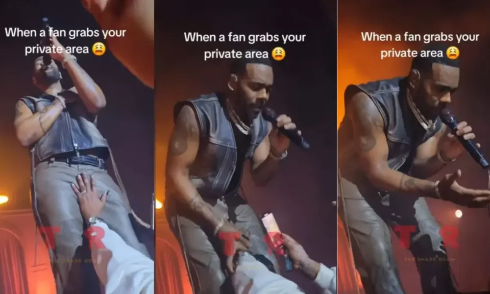 American singer Mario on stage