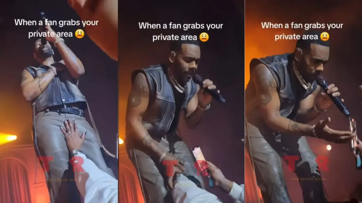 American singer Mario on stage