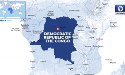 Democratic Republic Of The Congo Map HD