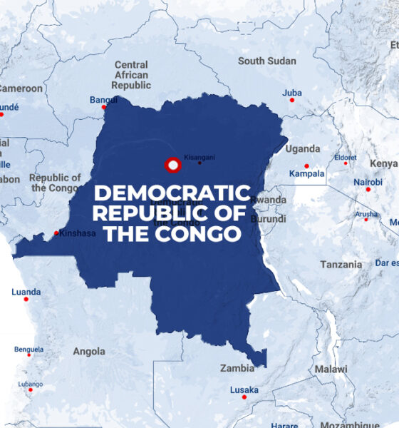 Democratic Republic Of The Congo Map HD