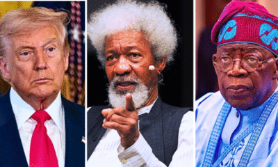 Donald Trump Wole Soyinka Bola Tinubu