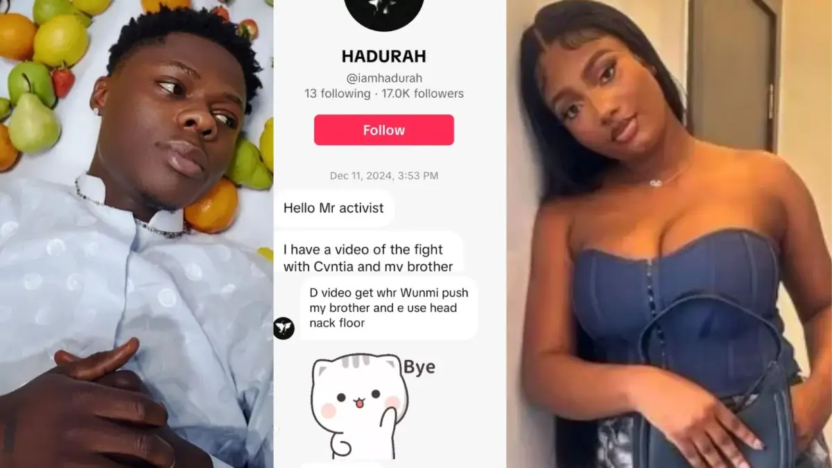 I want 3 million naira Chat implicating Mohbad s wife Wunmi