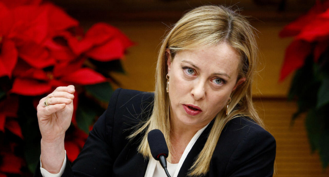 Italian Prime Minister Giorgia Meloni
