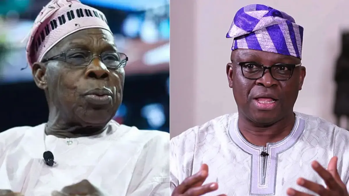 Obasanjo and Ex Ekiti governor Fayose