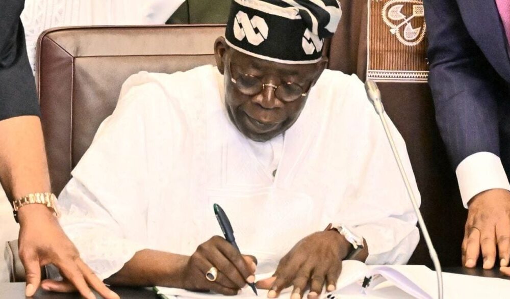 TINUBU SIGNS