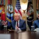 trump in meeting