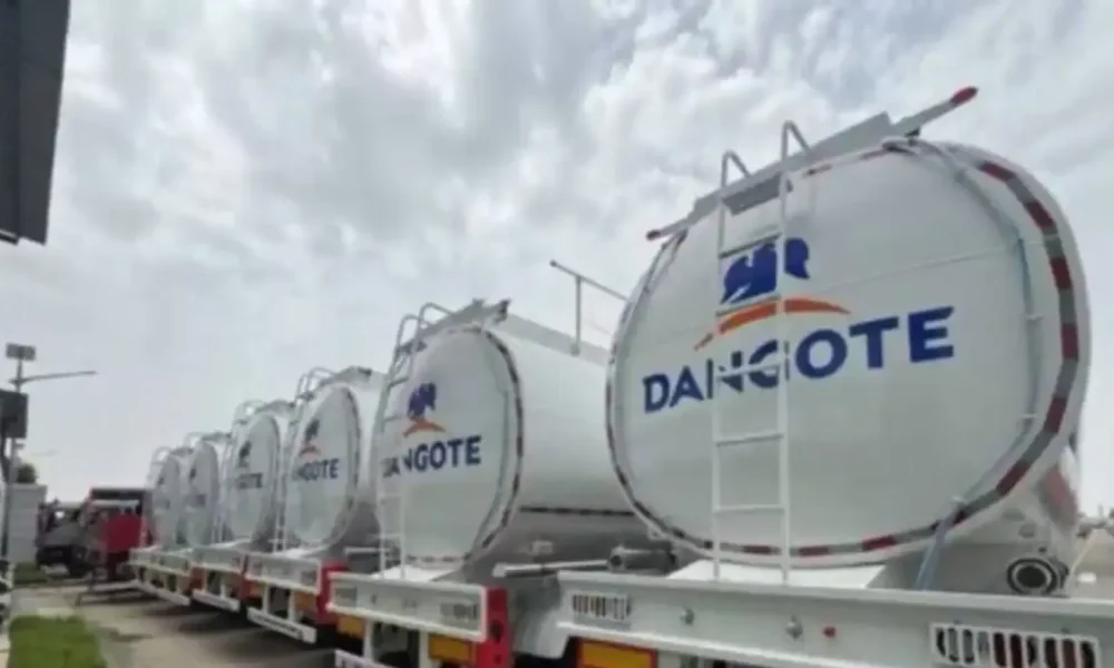 Dangote fuel tankers