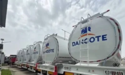 Dangote fuel tankers