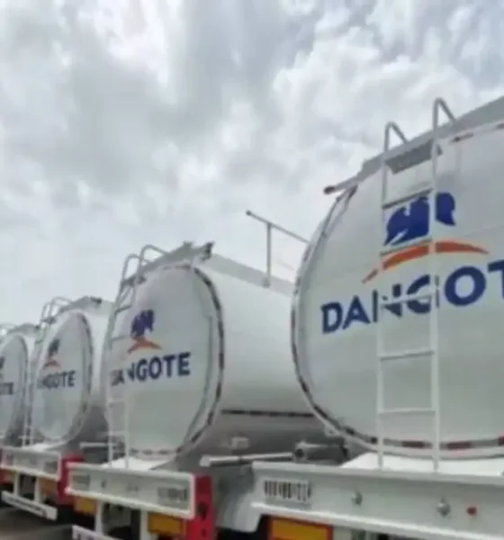 Dangote fuel tankers