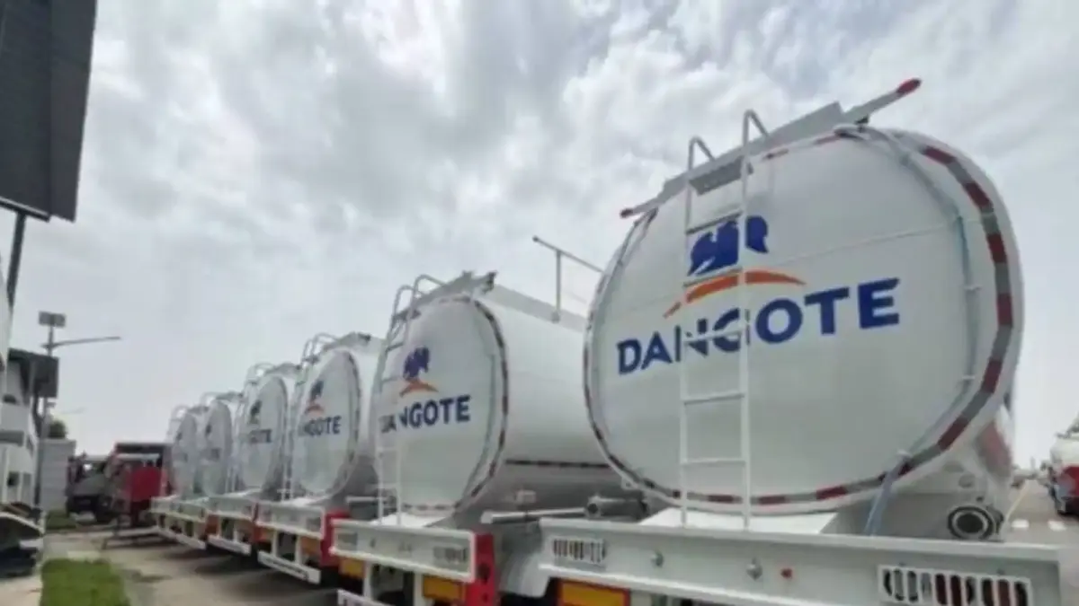 Dangote fuel tankers