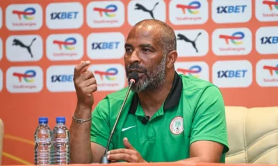 Super Eagles coach Eric Chelle