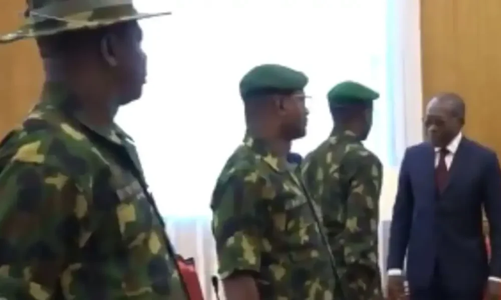 Talon meets Nigerian military officers