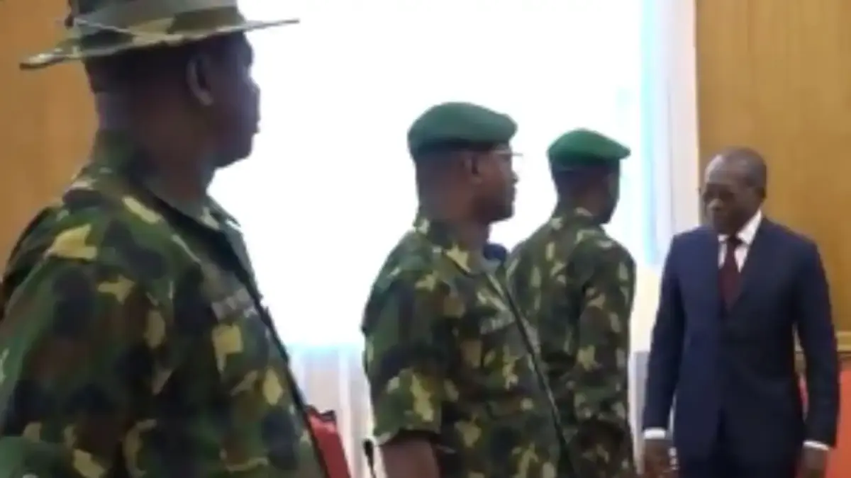 Talon meets Nigerian military officers