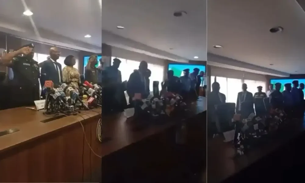 Tunji Disu decoration as acting IGP