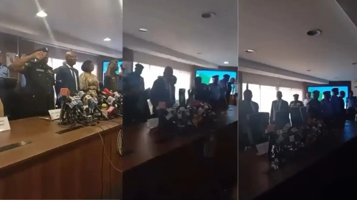 Tunji Disu decoration as acting IGP