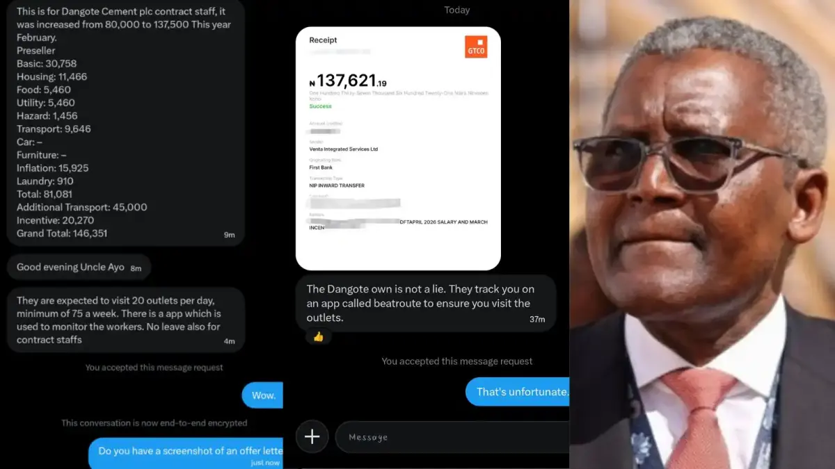 dangote payslip