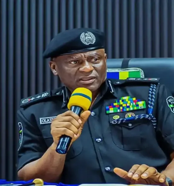 IGP Disu addressing press