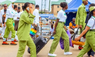 NYSC members in Lagos camp