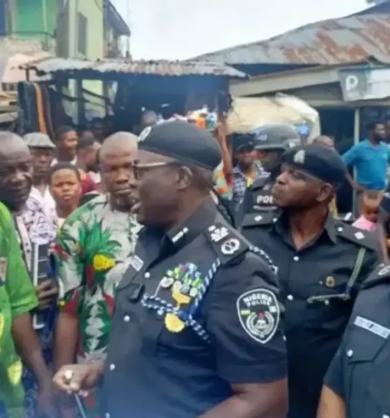 Police Commissioner visits bomb explosion site