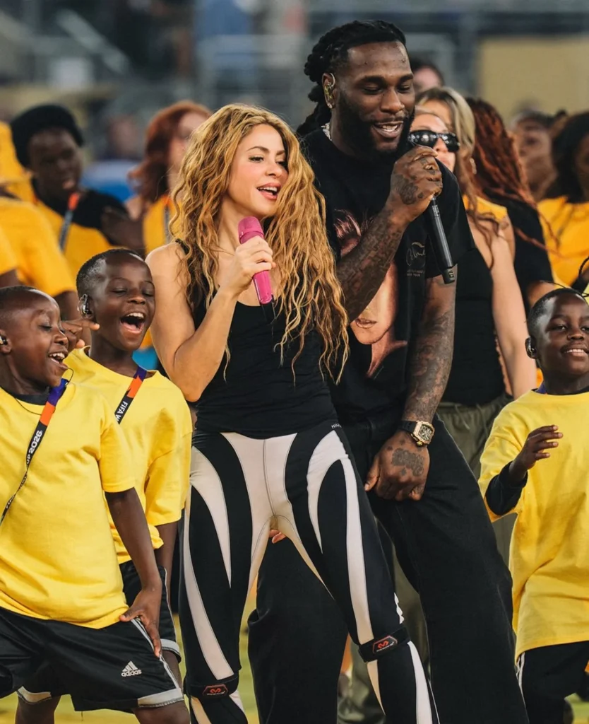 Burna Boy and Shakira