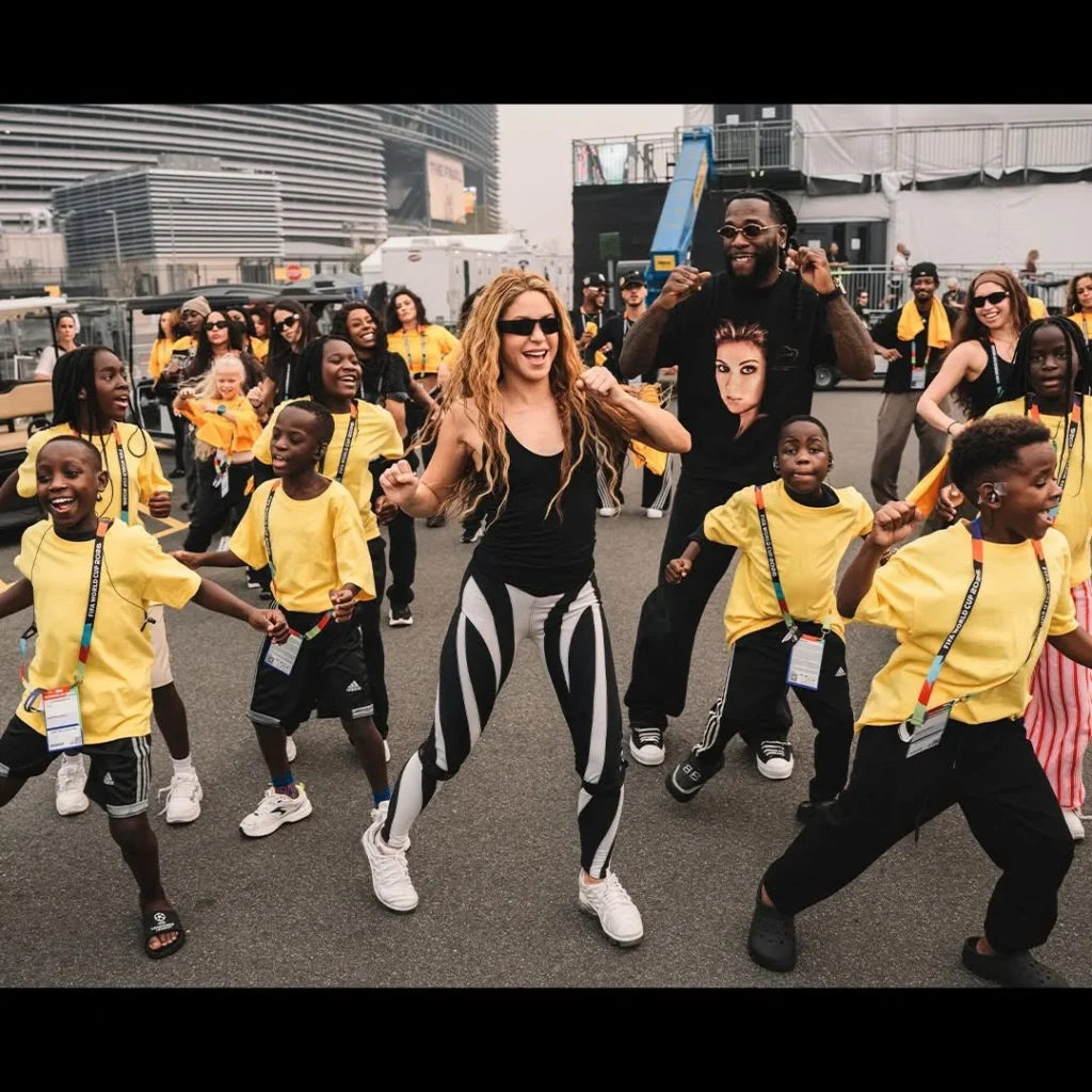 Burna Boy and Shakira