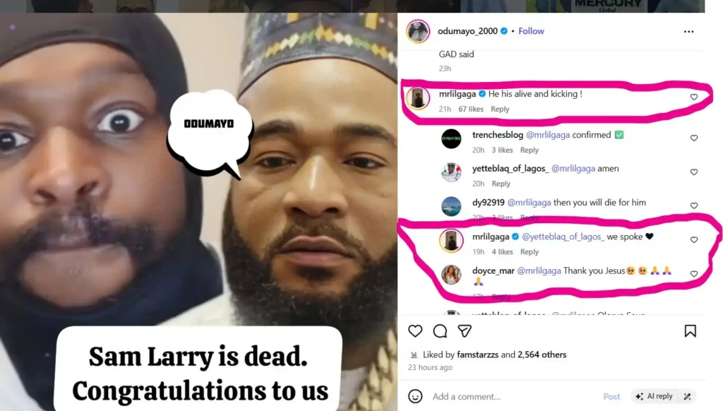 Mr Lil Gaga on Sam Larry 1